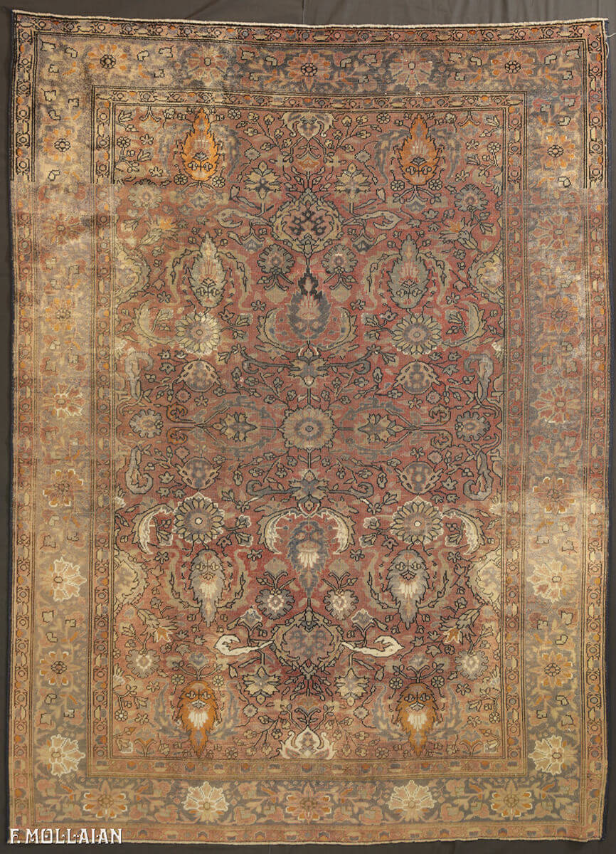 Tapis Syrien Antique Aleppo (Halab) n°:33866098